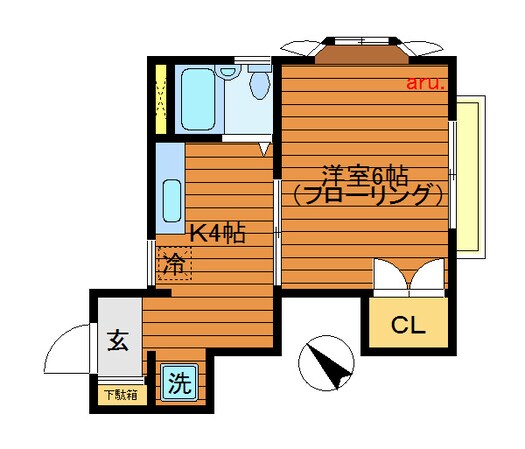 吉祥寺駅 徒歩20分 1階の物件間取画像